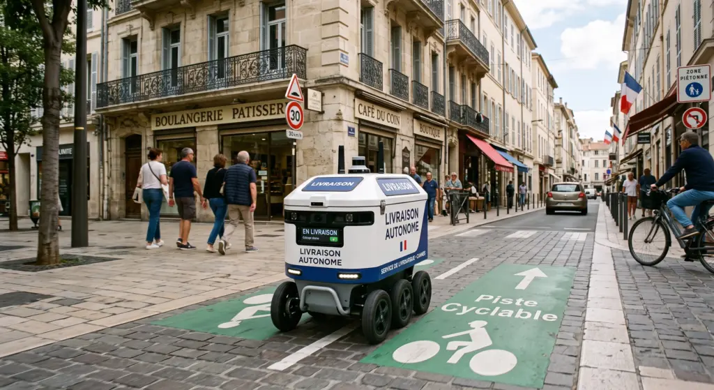 robots de livraison autonomes